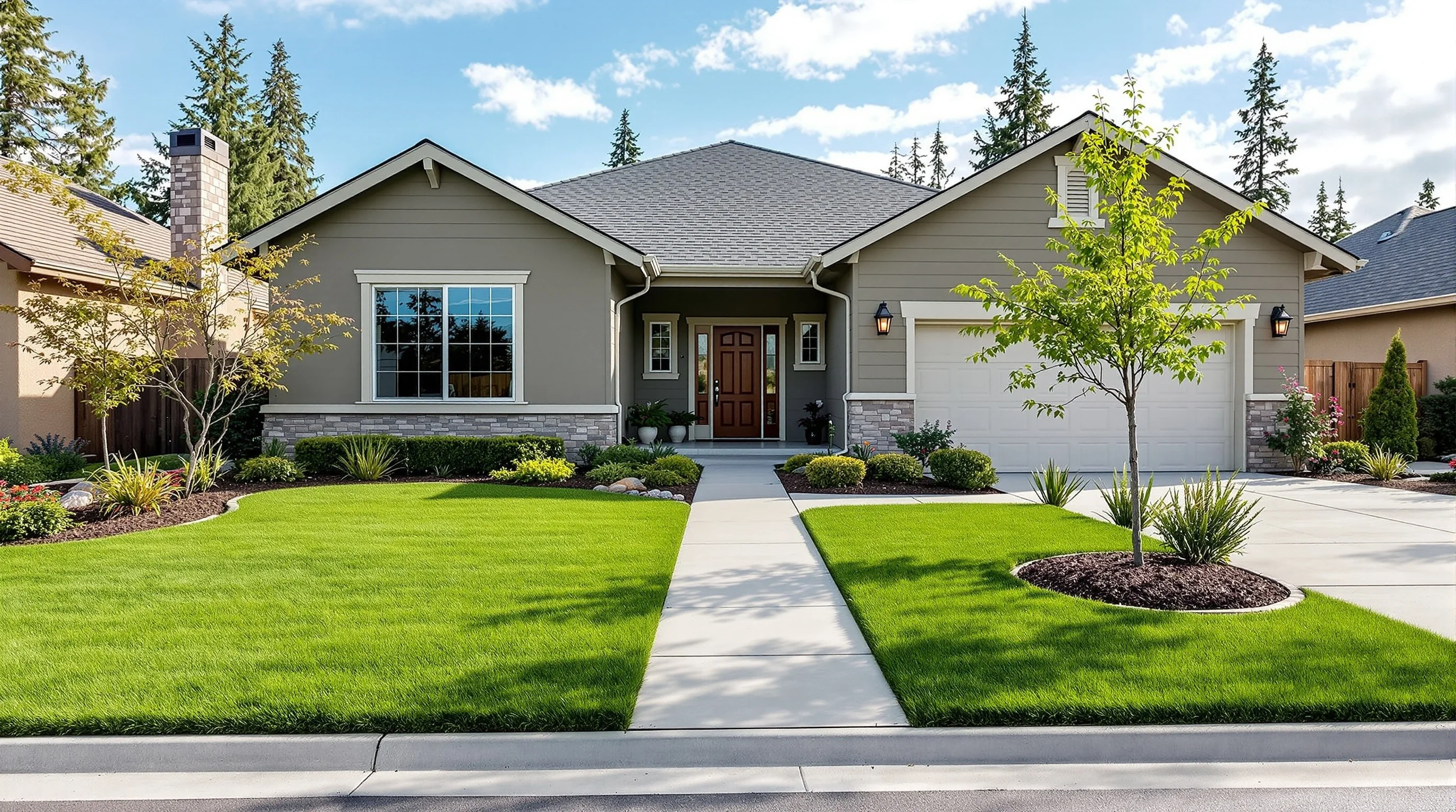 Front Yard Curb Appeal — Before
